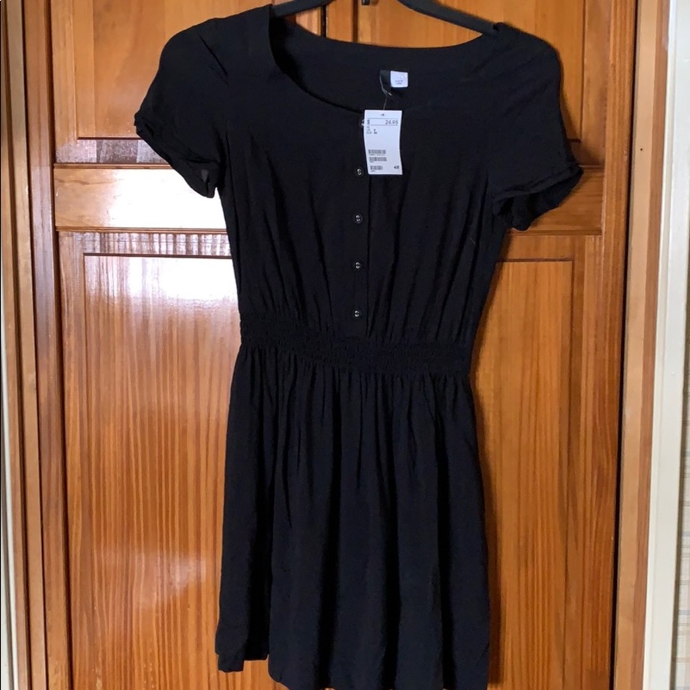 H & M Divided Black Dress NWT